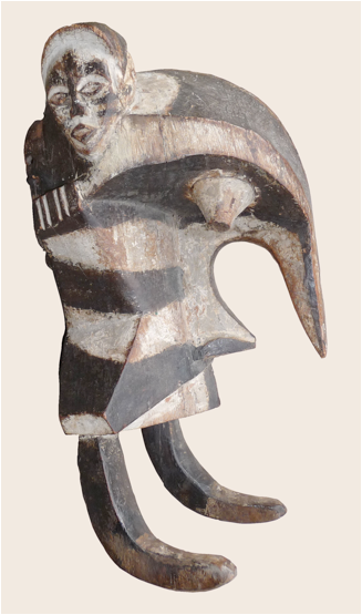 Chris Gildow, 'Ogbodo Enyi (Elephant Spirit)' mask, Igbo culture, Nigeria. Wood and pigment. Collection of Simon Ottenberg